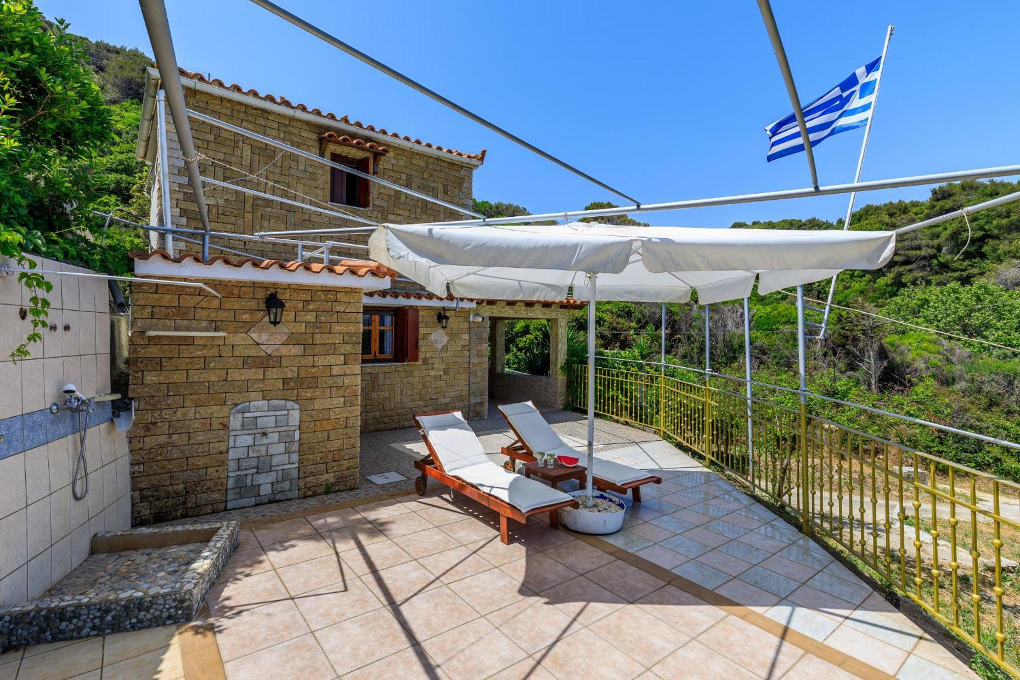 Nerissa Cottage - Skopelos Glossa Atheato Buitenkant foto